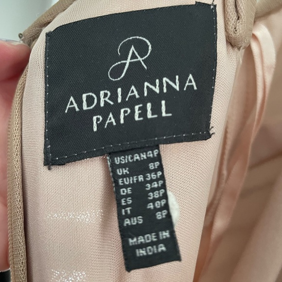 Adrianna pappel beaded dress. Wore for wedding. Beads coming off in few places. - Picture 4 of 4